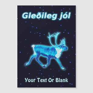 Gleðileg Jól - Blue Cariou (rendier)