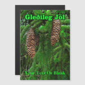 Gleðileg Jól - Cones en naalden (Voorkant / Achterkant)