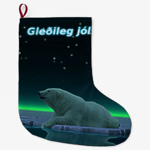 Gleðileg jól - Ice Edge Polar Beer Grote Kerstsok