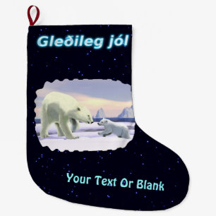 Gleðileg jól- Mama Nose Best Grote Kerstsok
