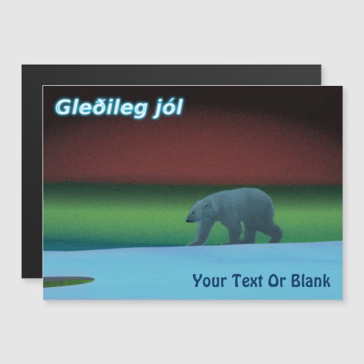 Gleðileg Jól - Polar Lights Polar Beer (Voorkant / Achterkant)