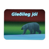 Gleðileg Jól - Polar Lights Polar Beer Magneet (Horizontaal)