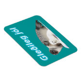 Gleðileg jól - Ringed zegel Magneet (Rechterzijde)