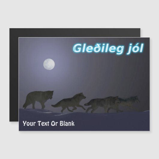 Gleðileg jól - Wolf Pack (Voorkant / Achterkant)