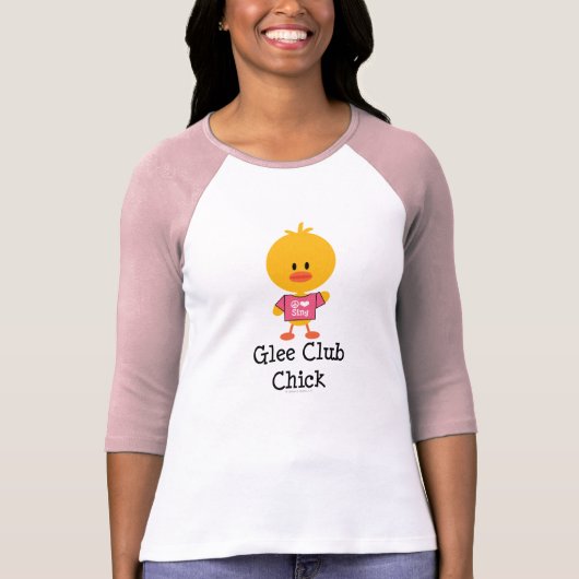 Glee Club Chick Raglan T shirt (Voorkant)