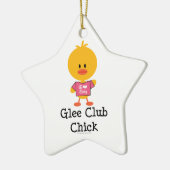 Glee Club Chick Star Ornament (Links)