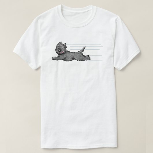 Gleeful Running Cairn T-shirt (Design voorkant)