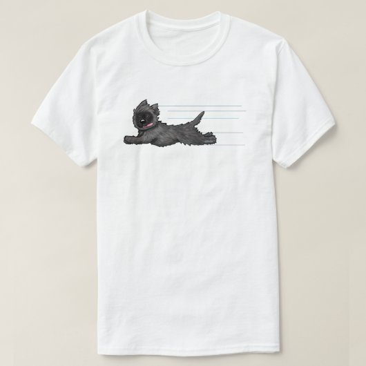 Gleeful Running Cairn T-shirt (Design voorkant)