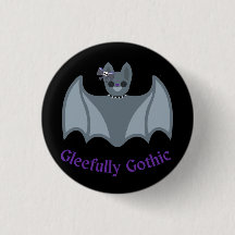 Gleefully Gothic Button