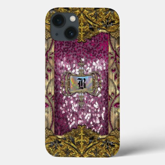 Gleemshore Protection Genade  Victoriaans Monogram Case-Mate iPhone Case (Achterkant)