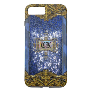 Gleemshore Saph Elegant Monogram Plus iPhone 8 Plus / 7 Plus Hoesje
