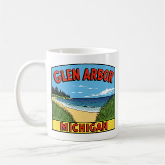 Glen Arbor Michigan  zandduinen Koffiemok