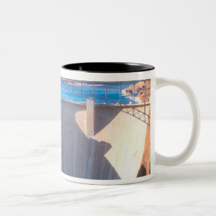 Glen Canyon Dam in de Colorado Rivier bij Page, Tweekleurige Koffiemok