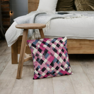 Glen check pattern kussen