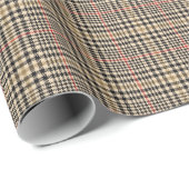 Glen Check Plaid Pixel Art Cadeaupapier (Rol Hoek)