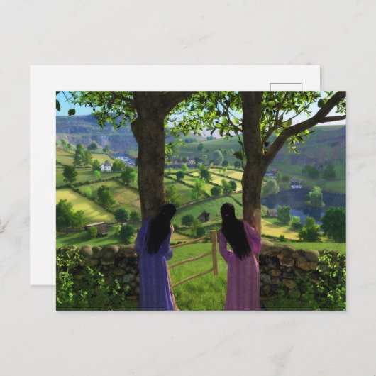 Glen de la carte postale Twins (Devant / Derrière)