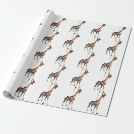 Glen Echo Giraffe Cadeaupapier