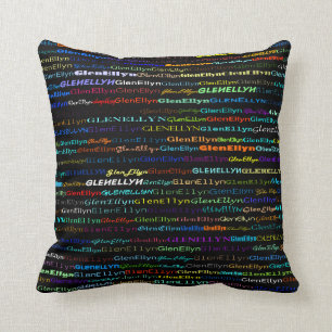 Glen Ellyn Conception de texte I Lance Oreiller