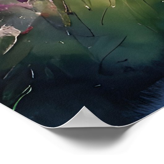 "Glen Garlands" Landschap Yorkshire Dales Scène Poster (Hoek)