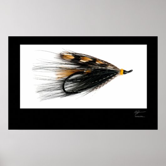 Glen Grant Salmon Fly Poster (Voorkant)