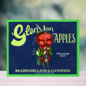  Glen Ian Apples Logo, Hooper, Acryl Bord (Neutraal)
