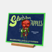  Glen Ian Apples Logo, Hooper, Acryl Bord (Hoek)