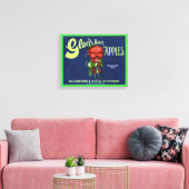  Glen Ian Apples Logo, Hooper, Canvas Afdruk (Insitu (Woonkamer))