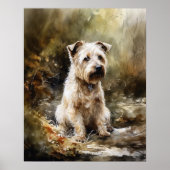 Glen Of Imaal Terrier Dog Art Imprimer Poster (Devant)