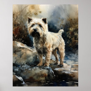 Glen Of Imaal Terrier Dog Art Imprimer Poster
