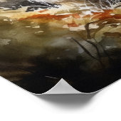 Glen of Imaal Terrier Dog Art Print Poster (Hoek)