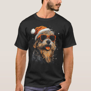 Glen of Imaal Terrier Dog Christmas Graphic T - sh T-shirt