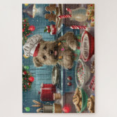 Glen of Imaal Terrier Holiday Baking: Feestelijk Legpuzzel (Verticaal)