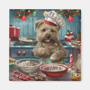 Glen of Imaal Terrier Holiday Baking: Feestelijk Magneet