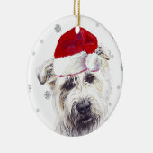 Glen of Imal Terrier - Santa Hat Kerstmis Bauble Keramisch Ornament (Rechts)