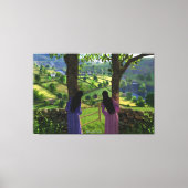 Glen of the Twins Canvas Print (Voorkant)