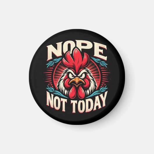 "Glen the Nope Chicken" Magnet Magneet (Voorkant)
