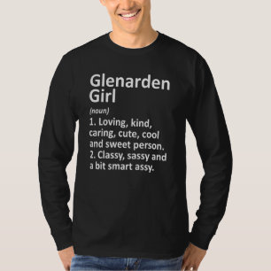 Glenarden Meisje Md Maryland Grappige Stad Home Ro T-shirt