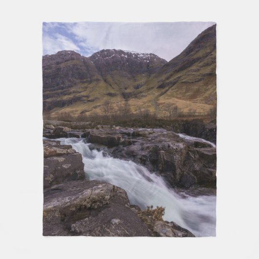 Glencoe Coe Waterfall Fleece Blanket Deken (Voorkant)