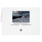 Glencoe d'hiver paysage écossais (Dos Horizontal)