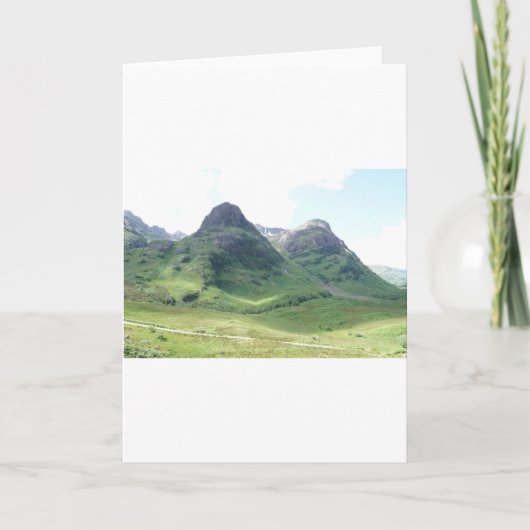 Glencoe, Schotland Feestdagen Kaart (Voorkant)