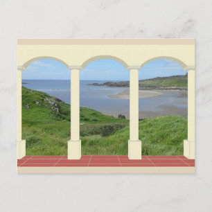 Glencolmcille Beach through Arch Briefkaart