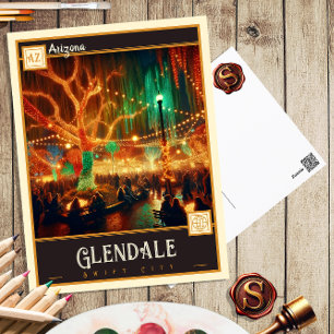 Glendale, Arizona    BRIEFKAART
