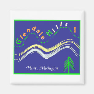 Glendale Hills Flint, Michigan magnet Magneet