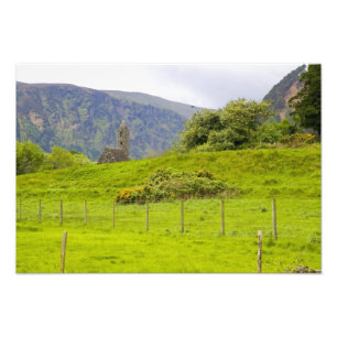 Glendalough, Ierland. Glendalough is één van Foto Afdruk