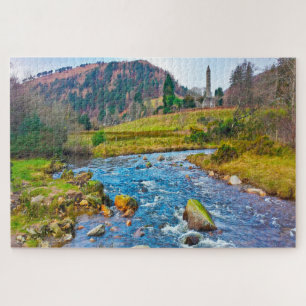 Glendalough Wicklow Ierland Legpuzzel