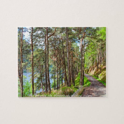 Glendalough Wicklow Ierland Legpuzzel (Horizontaal)