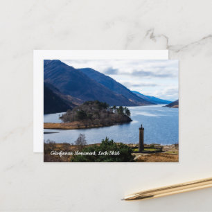 Glenfinnan Monument, Loch Shiel, Schotland Briefkaart
