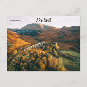 Glenfinnan Viaduct A830 Rd Glenfinnan Schotland Briefkaart