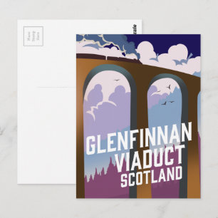 Glenfinnan Viaduct Schotland Briefkaart