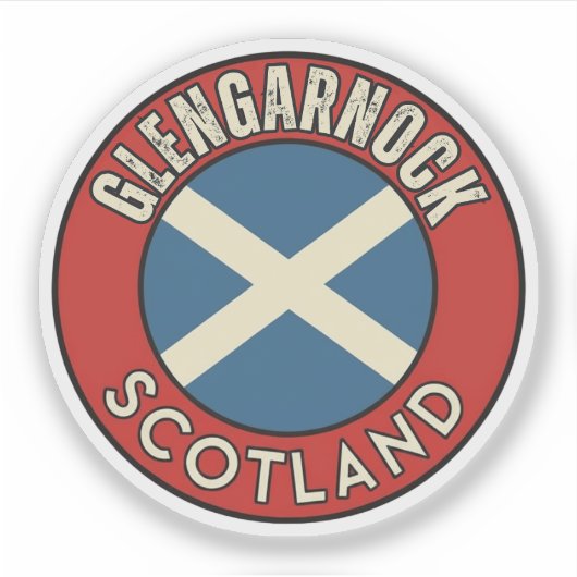 Glengarnock, Schotland Sticker (Voorkant)